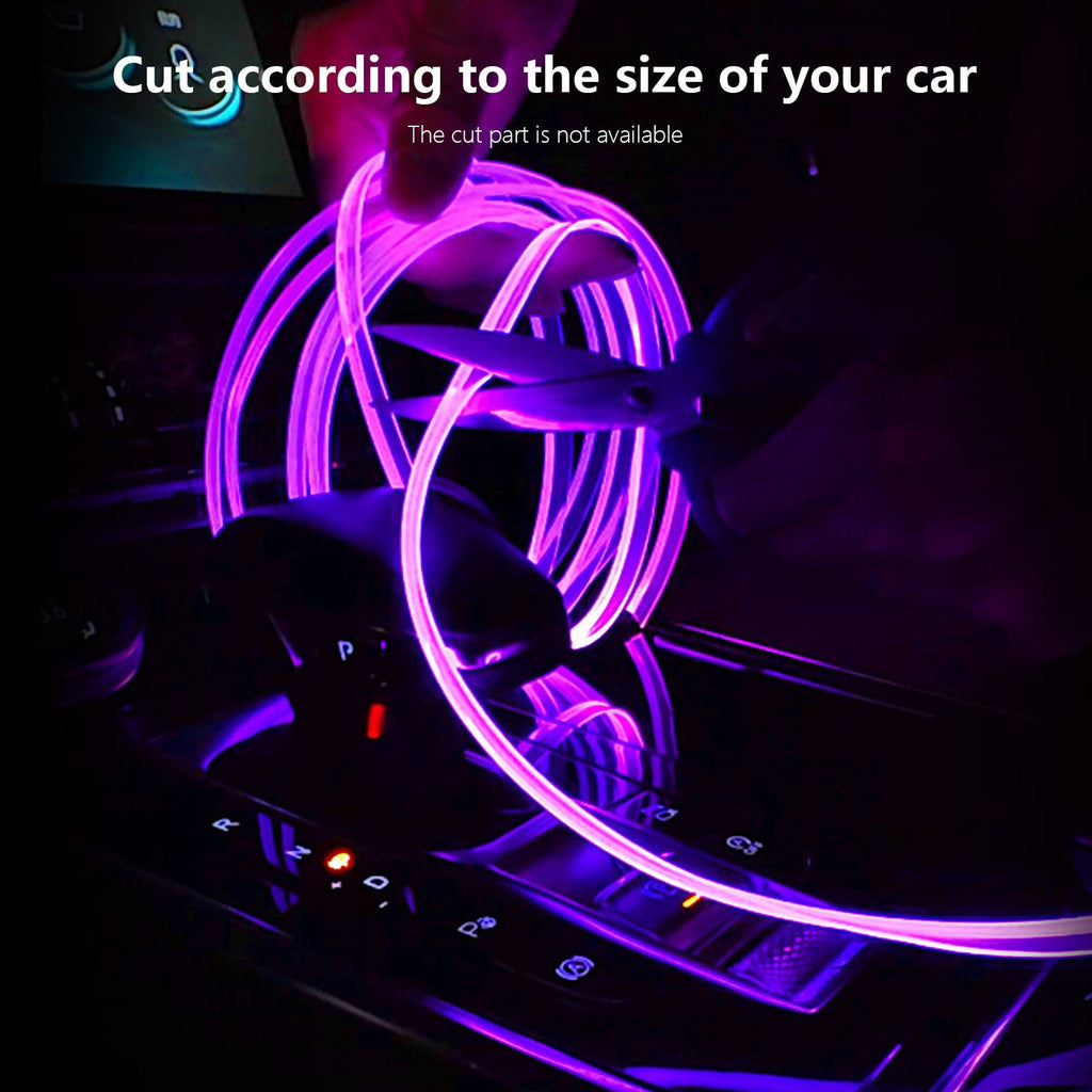 RGB Interior Car LED Strip Lights, 4PCS Multicolor under Dash Lighting Kit with Music Sync Mode, Remote Control for Customizable Ambiance in Cars and Trucks