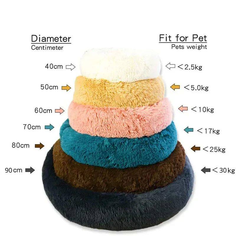 Soft Plush Washable Pet Bed